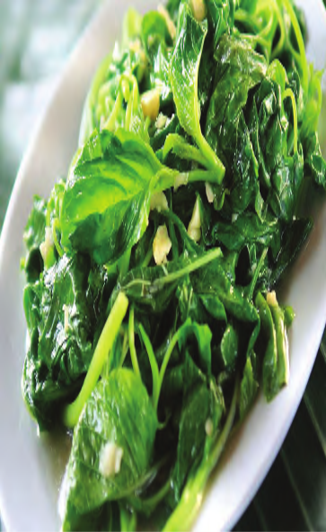 Spinach (Chopped) prepared for export